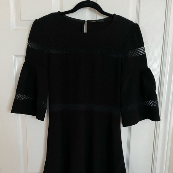 MAJE | Black Dress | Bell Sleeve | Size 2 - Picture 2 of 11